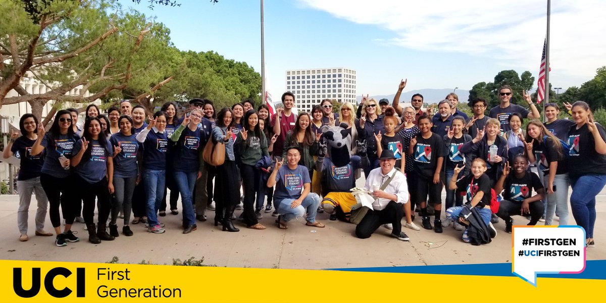 DenninMichael's tweet image. Did you know? On Monday, Nov. 8, @UCIrvine Student Success initiatives is hosting UCI First-Gen Day to celebrate our @UofCalifornia first-gen community! Join me as I show my support for UCI’s incredible first-gen students, faculty, and staff! #FirstGenUCI #UCFirstGen