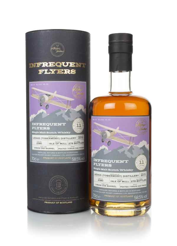 WhiskyWithMolly's tweet photo. Dram 3 was the recent 11-year-old Ledaig from Infrequent Flyers by Alistair Walker bought from @MasterOfMalt. Fully matured in virgin oak and bottled at 58.5%. Only 279 bottles produced. £78 #BlindDrams #BTC16 #BeyondTheCore #TheReveal https://t.co/km2UPKjjOh