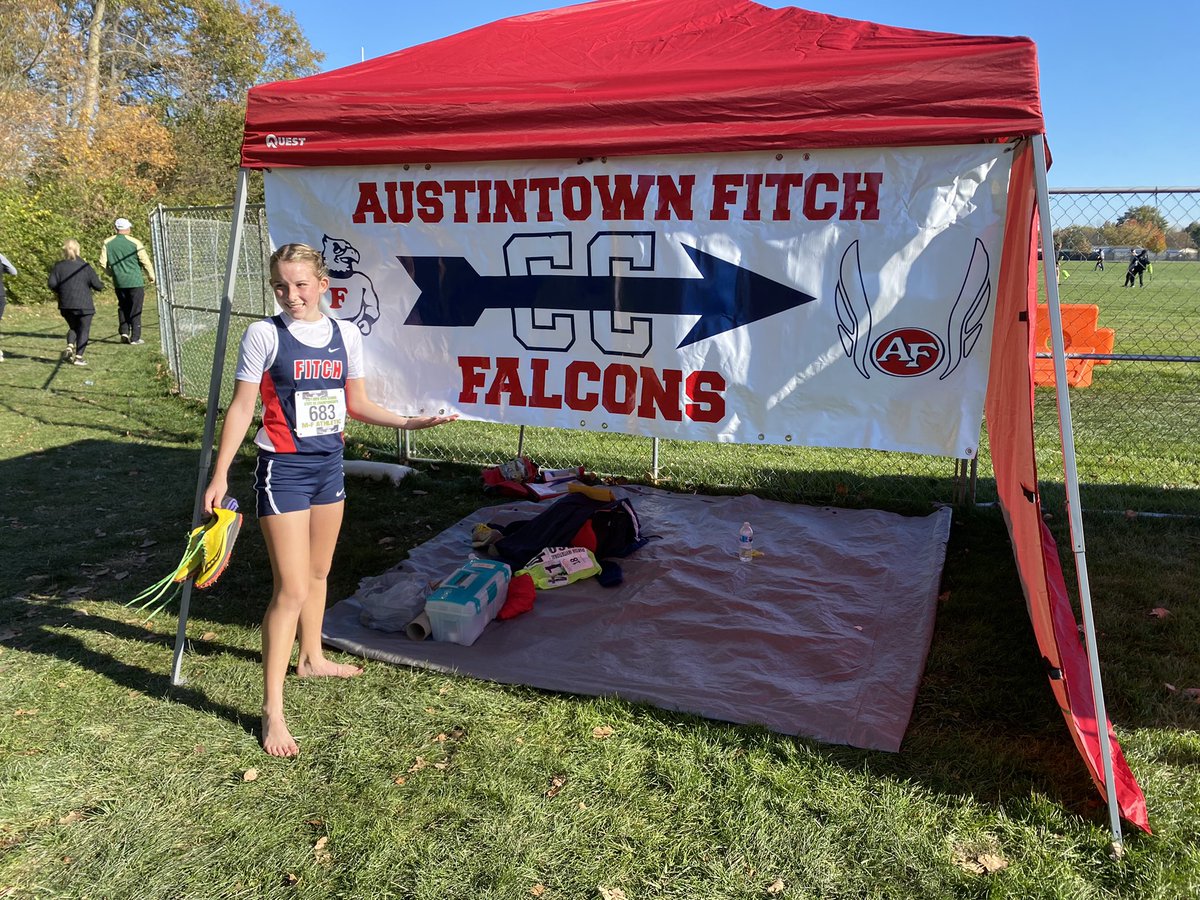 fitch_xc's tweet photo. She did it!!! State XC racer Liz Spalding…73rd place in a season PR of 19:22. Great things are in store for this runner!! https://t.co/7iwb6tiPi5
