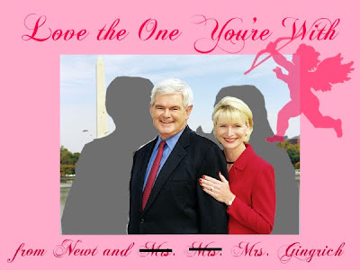 ClutterOf's tweet image. Gingrinch cheated on his first wife with his second wife and cheated on his second wife with his third. #GOPProjection