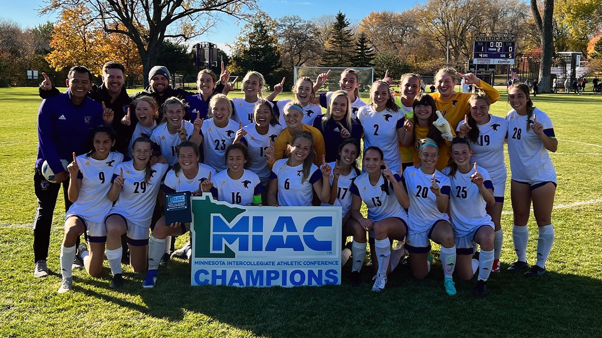MIACathletics's tweet photo. St. Catherine wins 2021 #MIAC Women's Soccer Playoff title #d3soccer https://t.co/DVF16EqTty https://t.co/LAHR6NgbJF