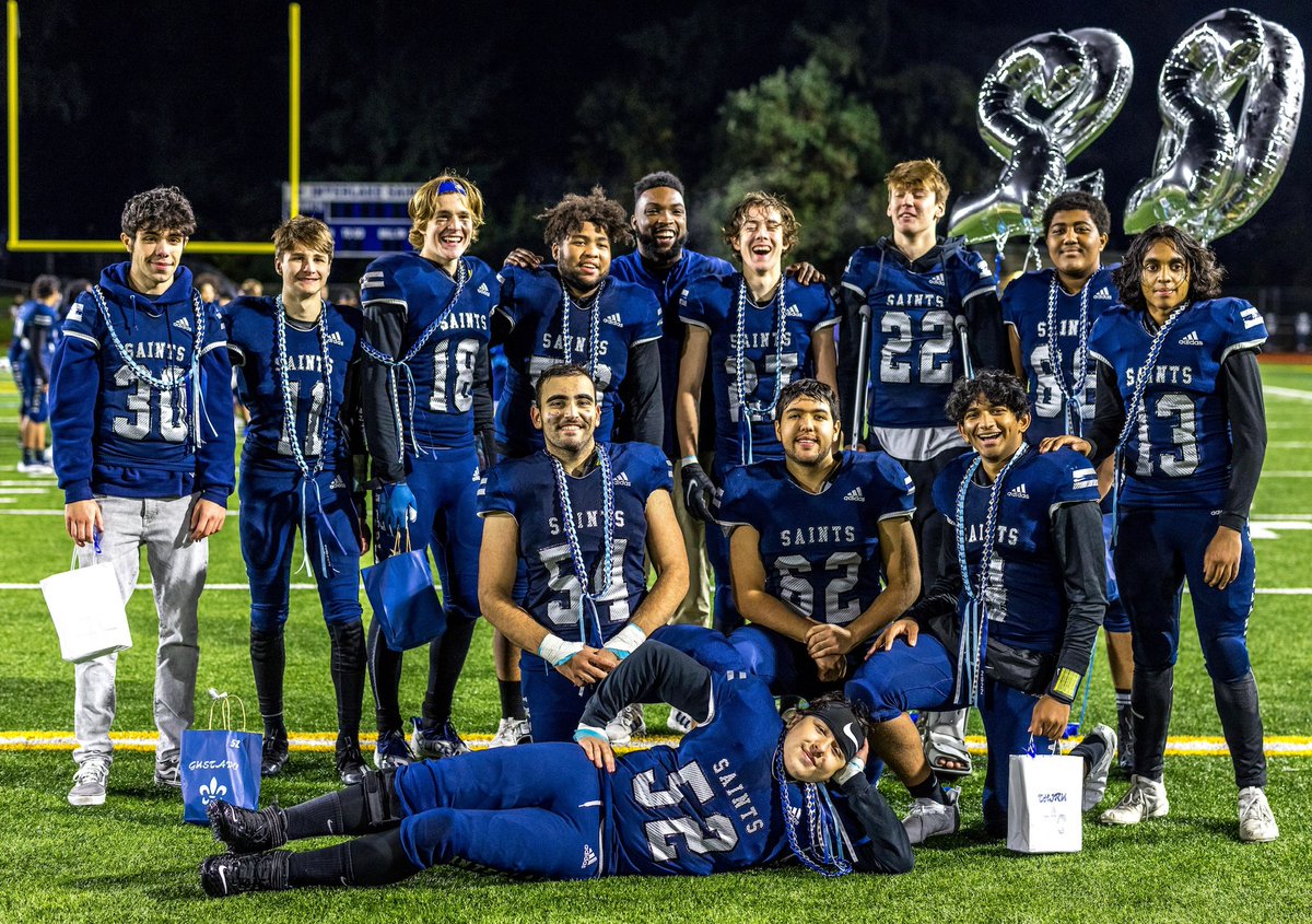 CoachFoster14's tweet photo. Season didn’t end how we wanted but as we said all season nobody expected us to have the season we did except us. We competed for league Championship and made first round playoffs. We will miss this Senior class who bought in and laid the foundation for the future. Go Saints. https://t.co/uoQuWVK9WL