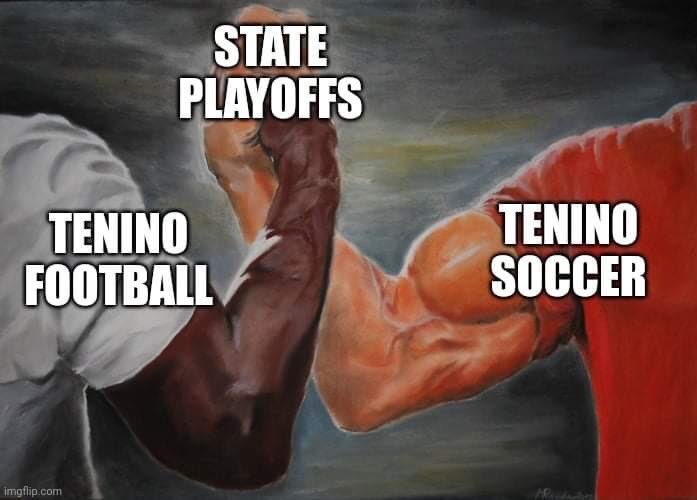 T90GirlsSoccer's tweet photo. .@TeninoFootball @TeninoAthletics Both football and soccer state bound in the same season! #GoBeavs #OnTenino 🏈⚽️🔴⚫️🦫 https://t.co/D8FYtw4xo4