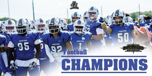 With the 38-20 at Lakeland, the AU football team clinched at least a share of the 2021 NACC Championship and will represent the NACC in the NCAA playoffs