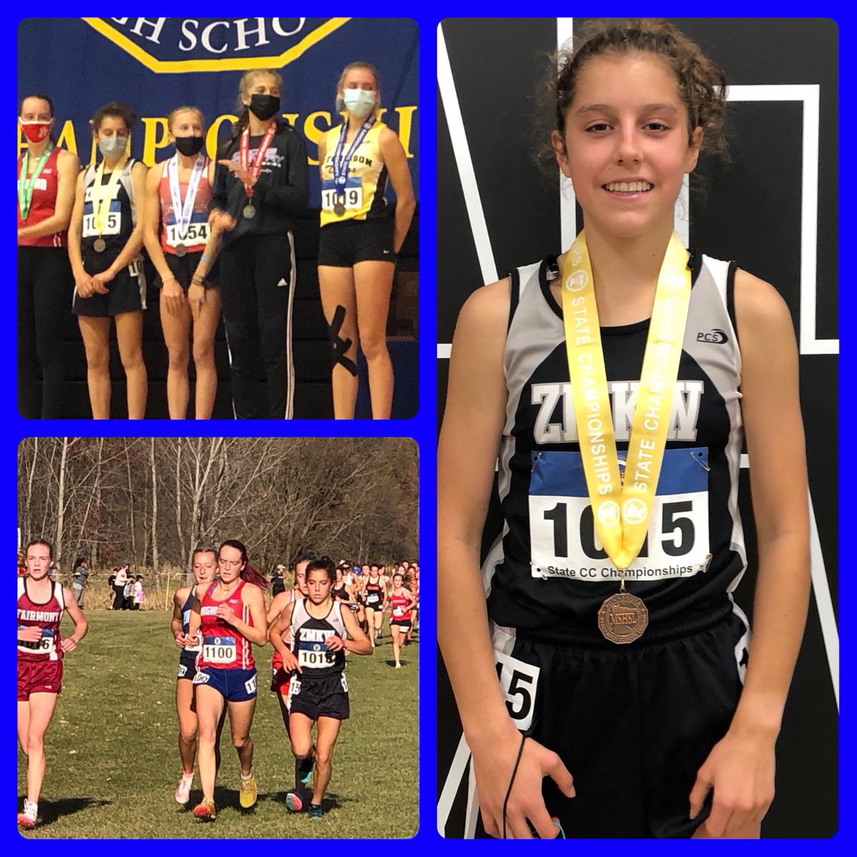 zmapauk's tweet photo. Congratulations Natasha on her 4th place finish at State Cross Country!! ⁦@ZMCougars⁩ ⁦@zmsportsfans⁩ https://t.co/SMlbBEtMbn