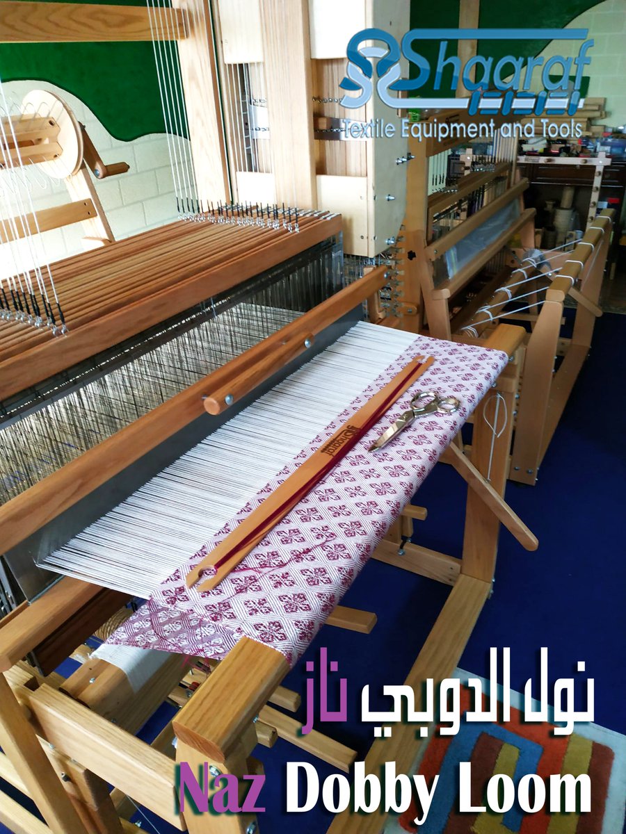shaarafTET's tweet photo. نول الدوبي ناز من الشرف لمعدات وأدوات النسيج
Naz Dobby Loom from Shaaraf Textile Equipment &amp; Tools
#Shaaraf #loom #weaving #textiles #dobby #dobbyloom #handweaving #loomweaving #NAZ #NAZLoom #شرف #نول #نسيج #نول_نسيج #نول_الدوبي #الدوبي #نول_ناز #dobbyweaving https://t.co/ed4WVG1bA3