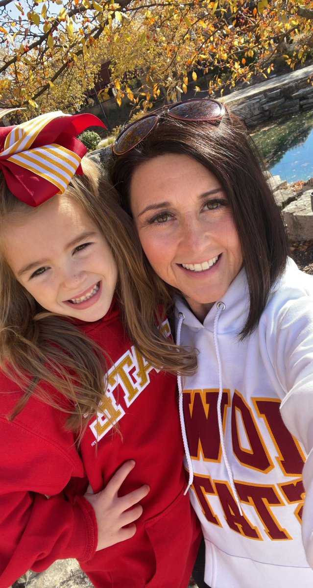 mollyobrien82's tweet photo. Excited to watch this cutie and the other Mini ISU Dance/Cheer Campers perform at halftime #CyclONEnation 🏈♥️💛🌪 https://t.co/P7WI1KAL8j