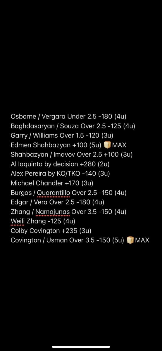 CornbreadLocks's tweet photo. What a damn card tonight.
Here’s my best bets for #UFC268
#InCornbreadWeTrust https://t.co/C0HooLfoRQ