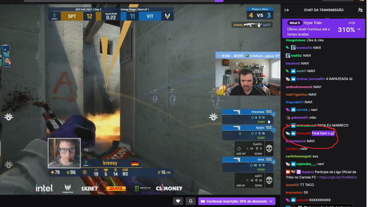danisagawa's tweet photo. @Gaules essa final foi lida em 30/09, @G2esports  e @natusvincere amanhã https://t.co/boNQsu19xf