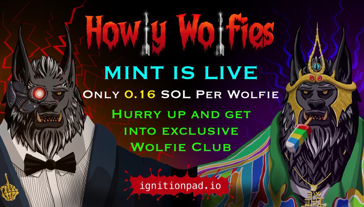 Howly Wolfies | Mint Closed tweet media