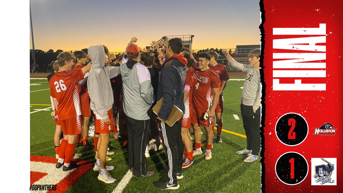 HollistonAD's tweet photo. Before anything, Amazing game and amazing season to a fantastic @sb_raiders team, tremendous game that came down to Penalty Kicks.  Great job to our Panthers as well. #GoPanthers https://t.co/vslGsDzNc0