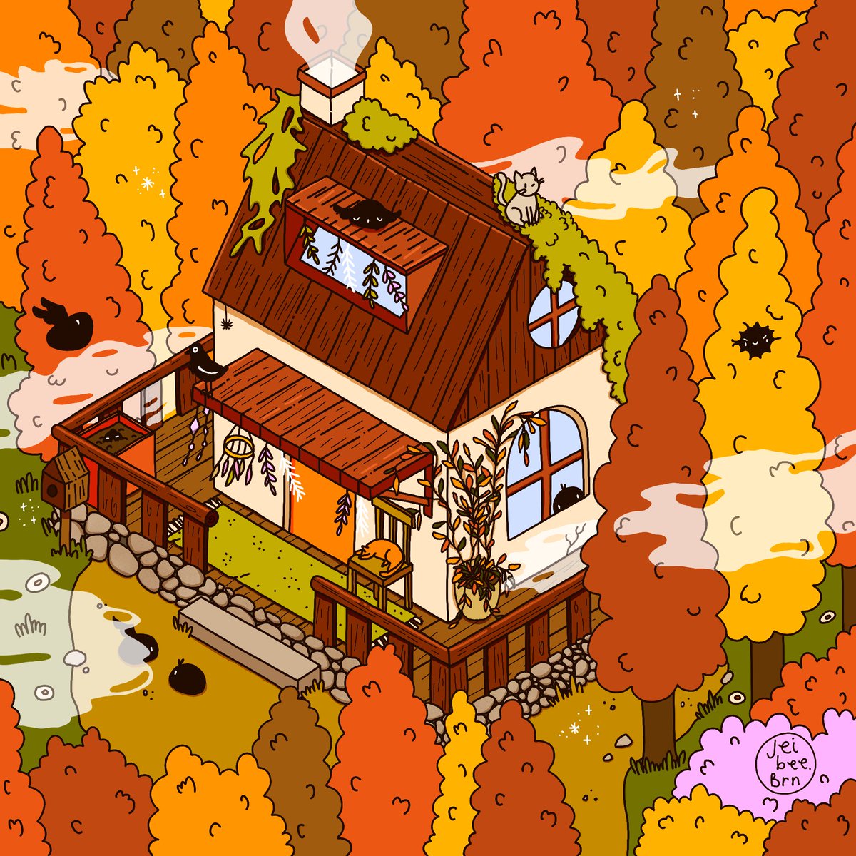 jeibee_brn's tweet photo. The witch’s cottage

#Illustrator #illustration #art #digital #DigitalArtist #fall #autumn #drawing #ipad #Procreate #ArtistOnTwitter #artist https://t.co/lcBgwiOQVZ