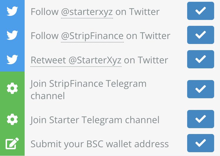 RichardAmba's tweet photo. Guess what!!! We just have  6 days left to complete 6 points on #Gleam and get a chance to get some
And yes,it is the game changer 
#NFT
 $STRIP ... Interesting right!! 😀😀

#stripfinance #stripsquad 
#NFT #DeFi #BSC https://t.co/YNdvgkRbCY https://t.co/sfb07SDL8u https://t.co/5kdaJHHVCC