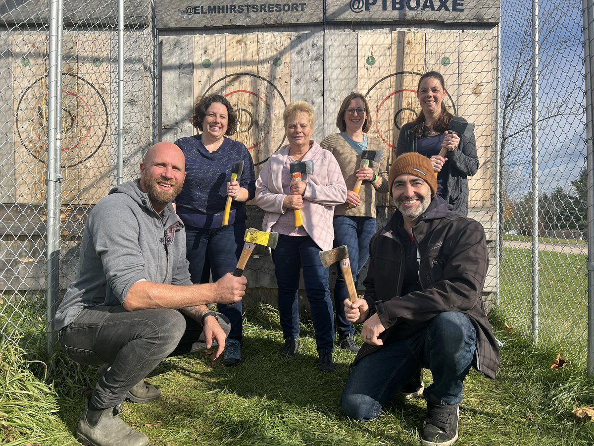 ElmhirstsResort's tweet photo. Shootin’ Hollerin’ &amp; Axe-throwin’ - 
All in a day at Elmhirst’s Resort #WildWomenWeekend continues… #ElmhirstPlay #ontariotravel #adventuretime #thekawarthas https://t.co/BBHbaUP0bD