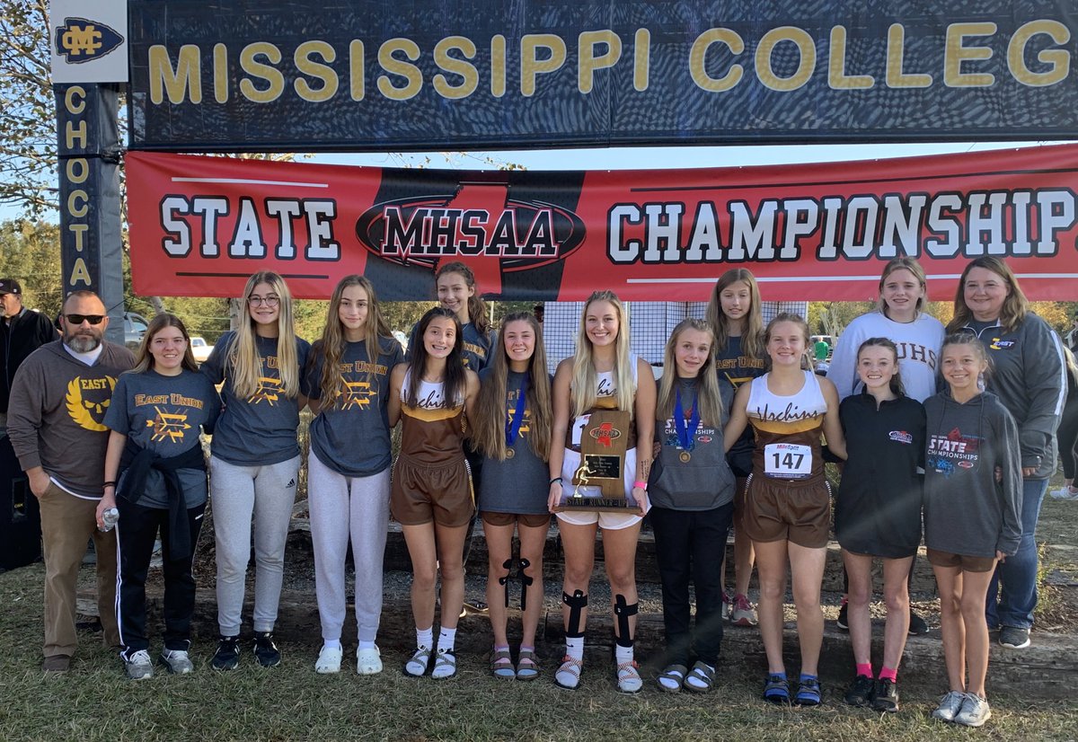 denclayton's tweet photo. East Union Lady Urchins finished second in 2A girls at MHSAA State XC Championships. Congratulations Lady Urchins!!! https://t.co/CWxnB0RiD5