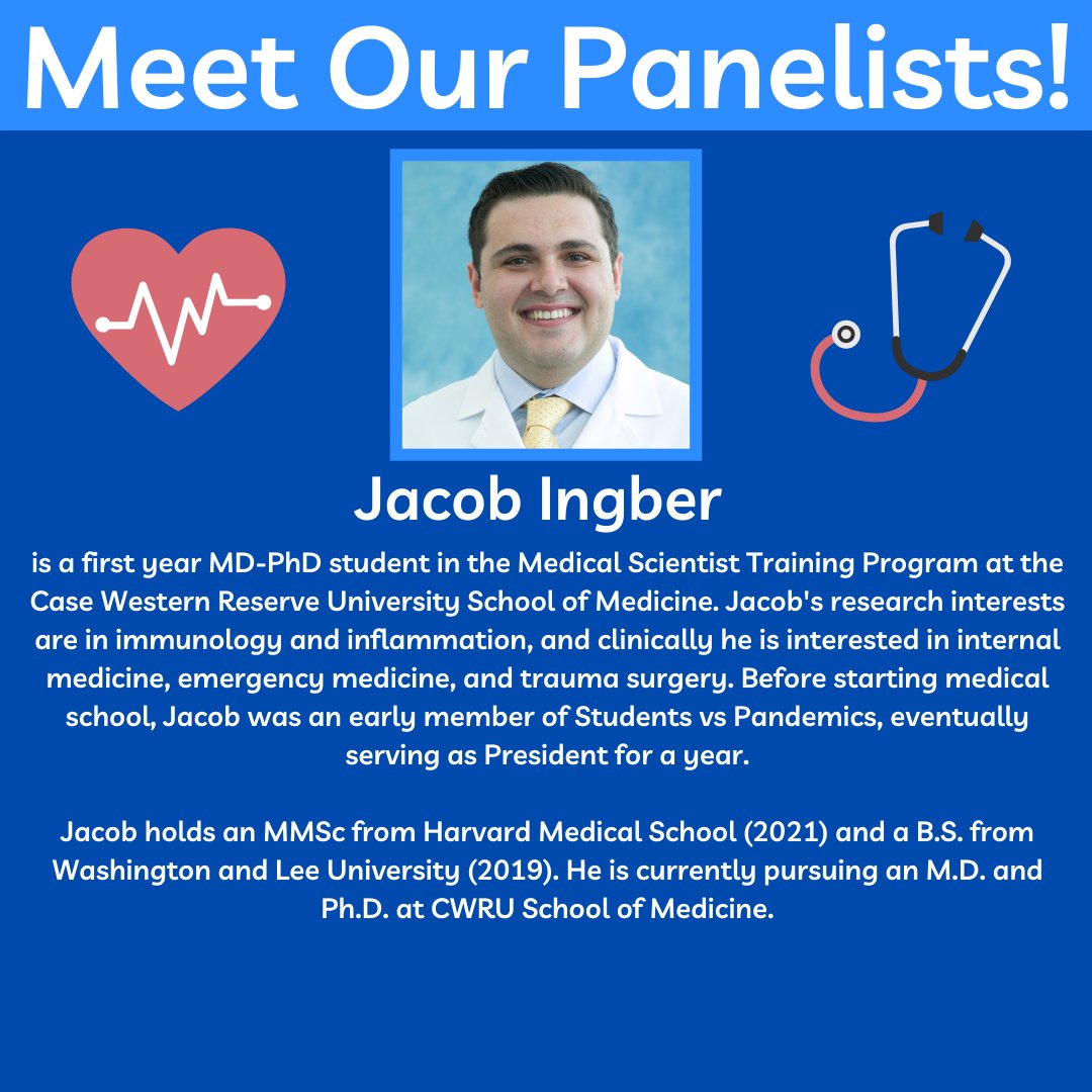 StdntvsPandemic's tweet photo. 🥼Join us in 45 minutes for our PRE-HEALTH panel! 🩺

➜ FREE for all students! 
➜ Chat with our panelists 
➜ Ask questions about medicine, medical school, and public health! 

https://t.co/GF8Qg6uuWo
Password: 135208 https://t.co/nk3DUPXCD2