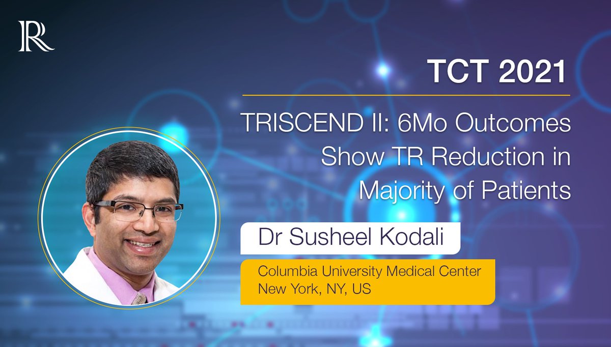radcliffeCARDIO's tweet photo. #TCT2021 🔥#LBT Summary INTERVIEW 🎙️
#TRISCEND II 👉Replacement vs repair technique in patients with severe tricuspid regurgitation
WATCH here 📽️: https://t.co/Yde58CdRd0
Here to talk about the 6mo outcomes of TF #TTVR is 💫 @SusheelKodaliMD
#cardiotwitter https://t.co/Xtgerr5qH6