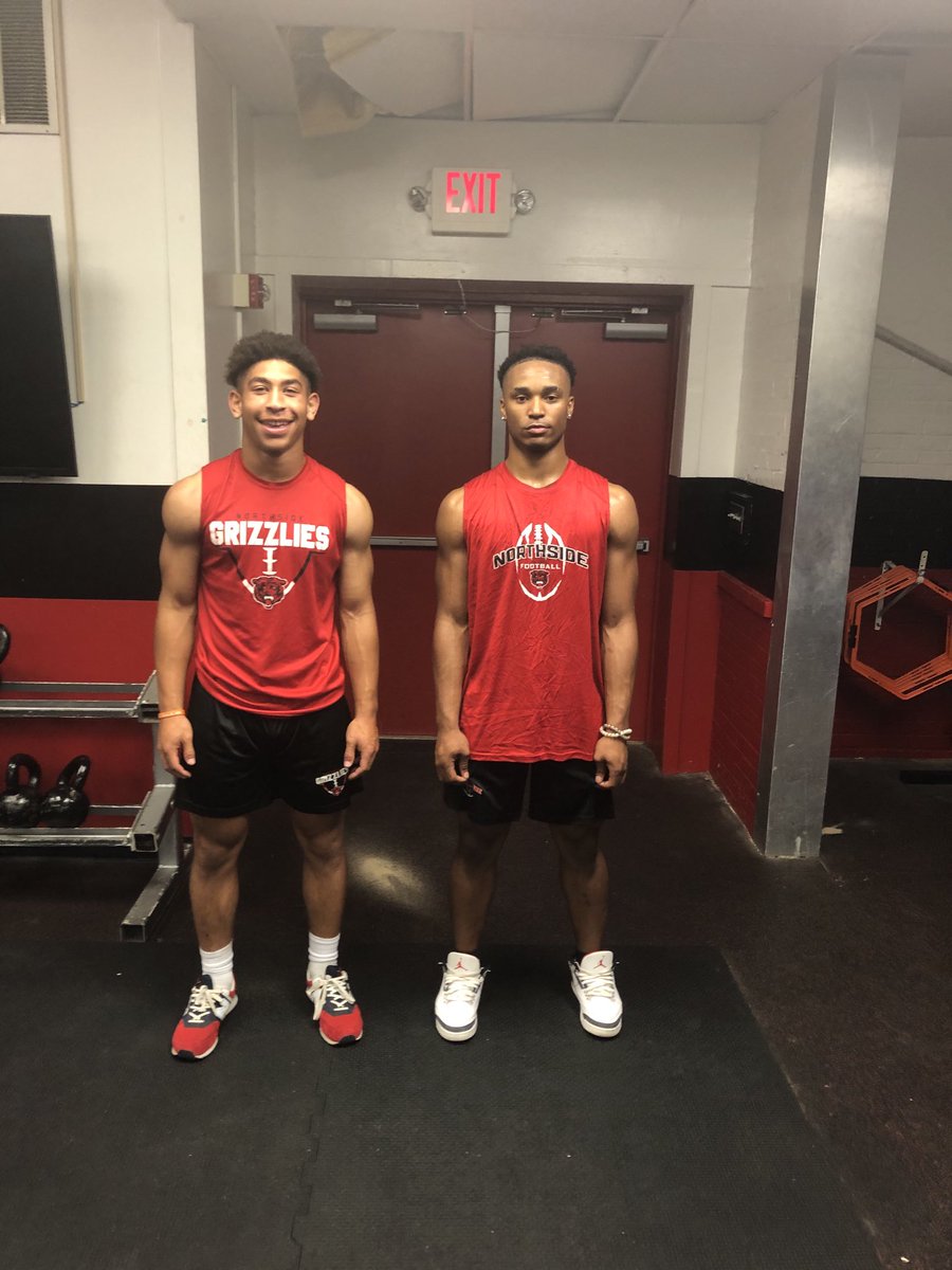 Congratulations to these 2 Northside RBs for both rushing for over 1000 yards during regular season. Ty Massey 156 carries 1065 yds, 13 TDS
&amp; Sunquist Church 159 carries 1077, 10 TDs