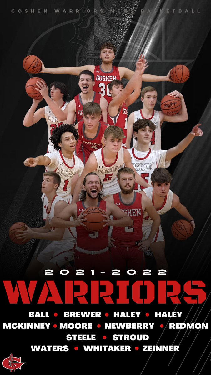Coach Fledderjohann (@coachfledd) on Twitter photo Goshen Warriors Varsity Men's Basketball Team
@CoachBaker_GHS <a href="/bricebrewer27/">brice</a> <a href="/Stroud04Hunter/">Hunter Stroud</a> @cam__waters <a href="/gwhit2332/">Garrett Whitaker</a> @Everett71223772 <a href="/Haley_Hunter1/">Hunter haley</a> <a href="/TrackerNewberr1/">Tracker Newberry</a> <a href="/craigmckinney32/">craig mckinney</a> <a href="/gsteele_22/">Grant Steele</a> <a href="/caden_zeinner/">Caden Zeinner</a> <a href="/ConnerM27813690/">Conner Moore</a> <a href="/LukeBal52590194/">Luke Ball</a> <a href="/Goshen_Athletic/">Goshen Warrior Athletics</a> <a href="/GoshenWarriors/">Goshen High School</a> Goshen Warriors Varsity Men's Basketball Team
@CoachBaker_GHS <a href="/bricebrewer27/">brice</a> <a href="/Stroud04Hunter/">Hunter Stroud</a> @cam__waters <a href="/gwhit2332/">Garrett Whitaker</a> @Everett71223772 <a href="/Haley_Hunter1/">Hunter haley</a> <a href="/TrackerNewberr1/">Tracker Newberry</a> <a href="/craigmckinney32/">craig mckinney</a> <a href="/gsteele_22/">Grant Steele</a> <a href="/caden_zeinner/">Caden Zeinner</a> <a href="/ConnerM27813690/">Conner Moore</a> <a href="/LukeBal52590194/">Luke Ball</a> <a href="/Goshen_Athletic/">Goshen Warrior Athletics</a> <a href="/GoshenWarriors/">Goshen High School</a>