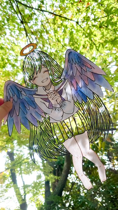 「生足 天使の輪」のTwitter画像/イラスト(人気順)