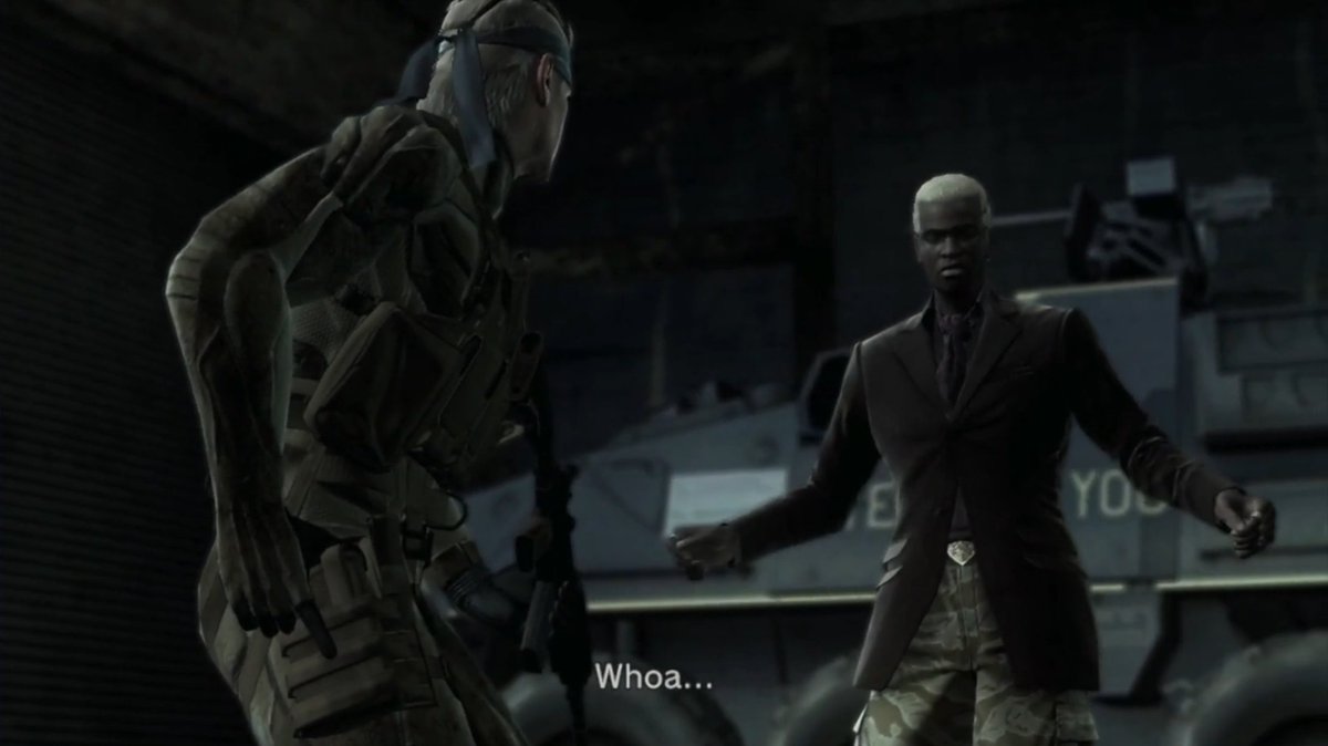 Metal Gear Solid 4: Guns of the Patriots spells whoa correctly