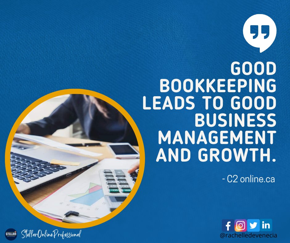 jo9179's tweet photo. Maintaining accurate financial records for your business requires bookkeeping.  Carrying out a bookkeeping system is not indeed costly-it's an essential part of your small business.  

👉Connect with me on FB, Instagram, Twitter, Linkedin

#stellaronlineprofessional
#bookkeeping https://t.co/erJtLynAkO