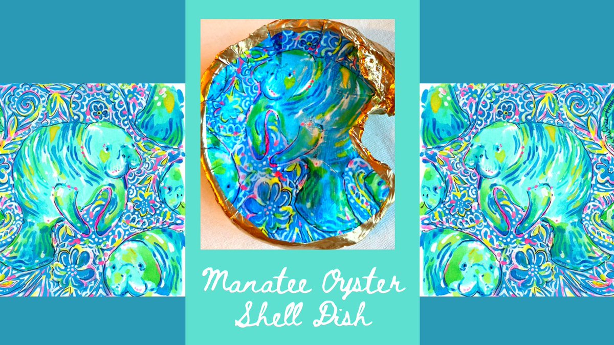 SouthBelleBeth's tweet image. Great gift for Manatee Lovers!  Handcrafted manatee printed oyster shell dish, made from a large Florida oyster shell.  Sea Cow print inspired by Lilly P.  Holds jewelry, trinkets and more.  $20 gift boxed.  

Shop Here ➡️ etsy.me/3CRDmRO

#oystershell #shelldish #manatee