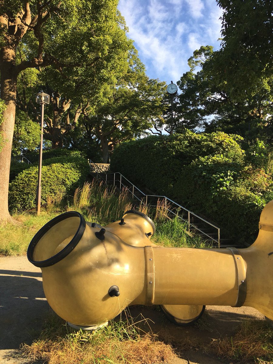 moha233's tweet photo. たまゆら10周年で何か出来ないかなと色々調べていて発見。この通称「ひねしょうが」の遊具ですが正式な名前が分かりました。 #たまゆら https://t.co/NMrXqHPu5d