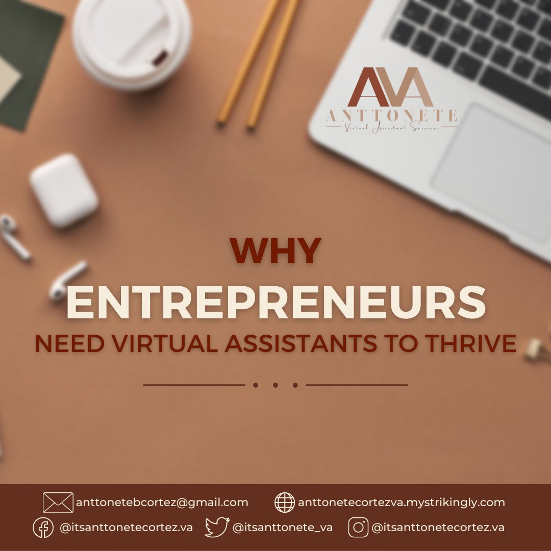 virtualsbyac's tweet photo. Entrepreneurs opt for a VA:
📍 Streamline Business Processes
📍 Raise The Productivity Bar
📍 Boost Your Work-Life Balance
📍 Cover a Wide Range of Services
📍 Promote Business Scalability

Follow us:
FB: https://t.co/hTJaO3IbkR
Instagram: https://t.co/a1n8Pz6ze3
#gva #SMM https://t.co/rixiInvdEP