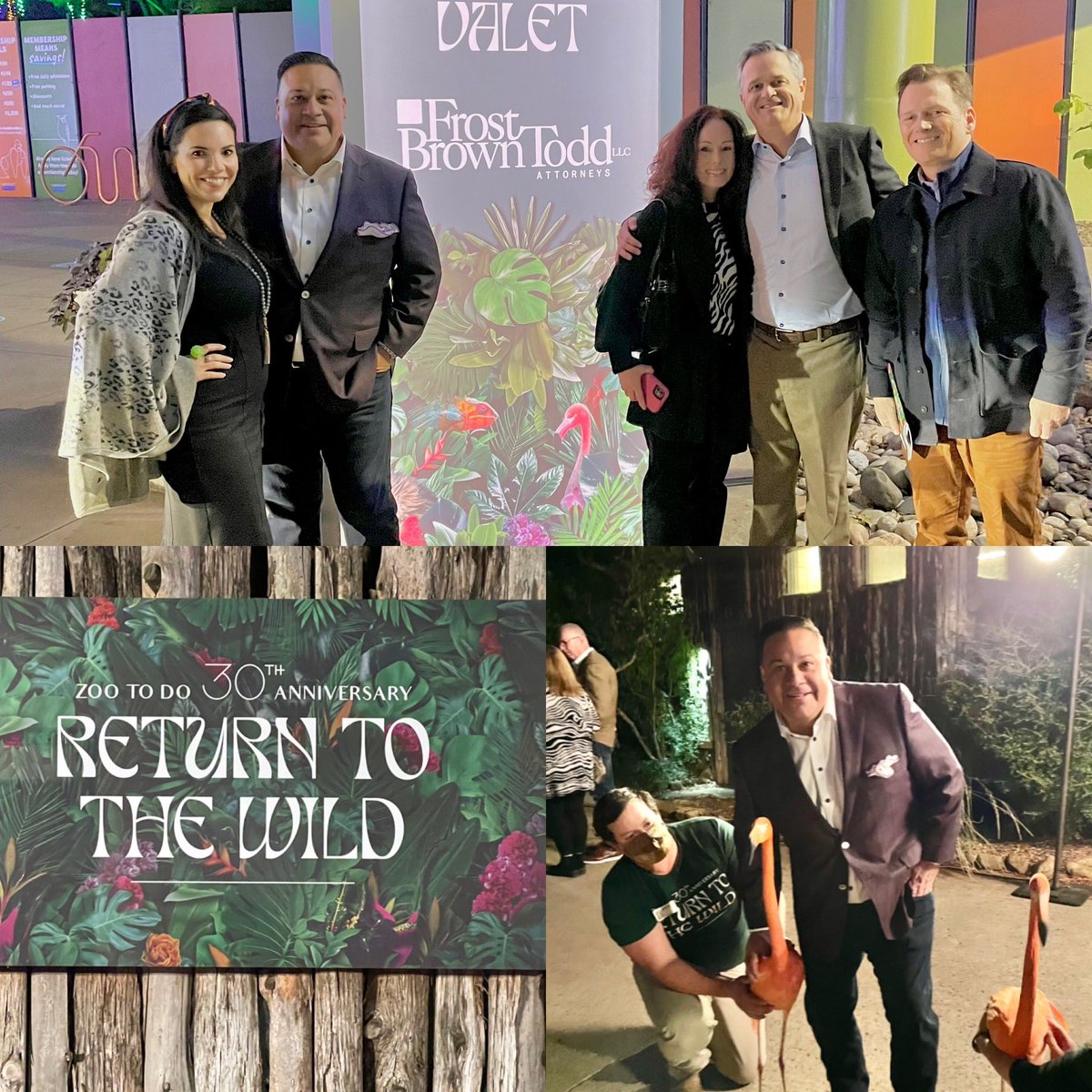 JasonVillalba's tweet photo. Great night at the @DallasZoo’s annual fundraiser with my better 9/10ths and some great friends from my new shoppe, @FBT_law, a top sponsor of tonight’s event, the 2021 #ZooToDo! https://t.co/xP746sAHhN