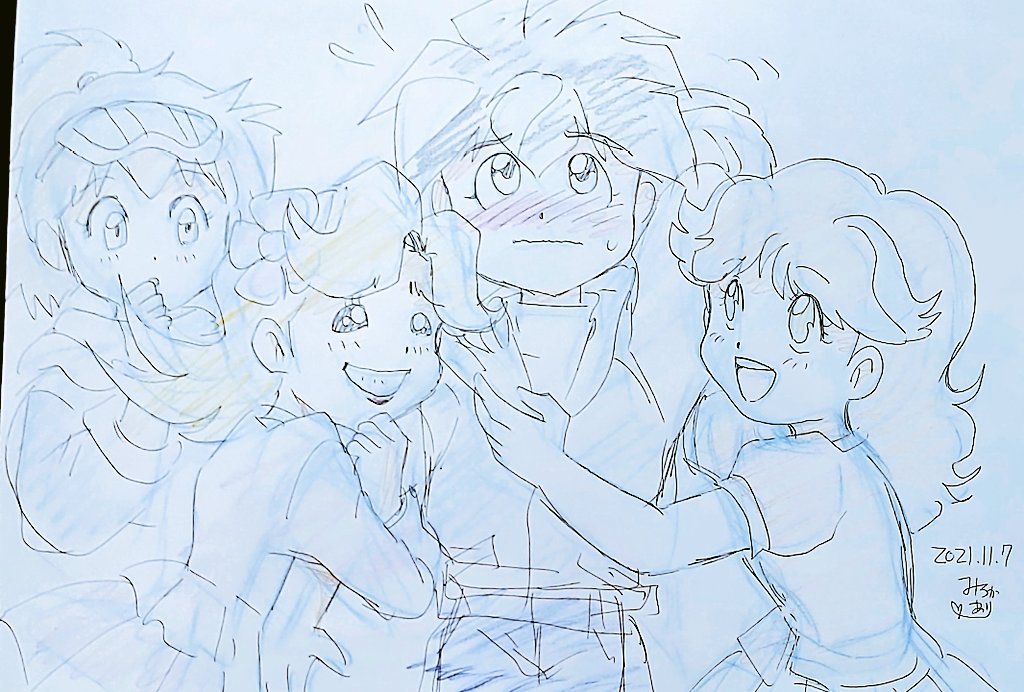皆さまにイメージ貰ってラフるラストは、ワタルくんでした~💖💕
構ってくださり、ありがとうございました~💖‼️(*^▽^)/★*☆♪
自分じゃ思いつかないイメージばかりで楽しかったです‼️💖💕
ありがとうございました💖💕