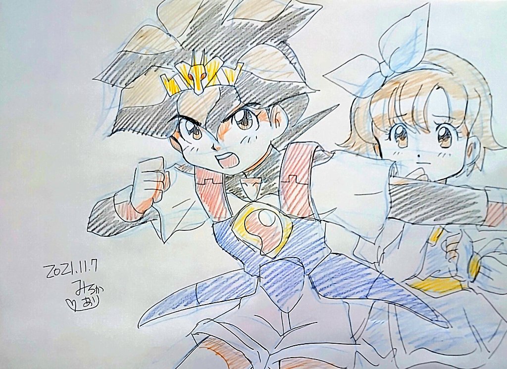 皆さまにイメージ貰ってラフるラストは、ワタルくんでした~💖💕
構ってくださり、ありがとうございました~💖‼️(*^▽^)/★*☆♪
自分じゃ思いつかないイメージばかりで楽しかったです‼️💖💕
ありがとうございました💖💕