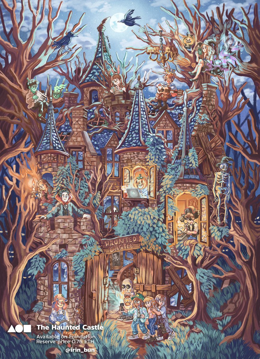 @withFND My new drop here

Welcome! to the haunted castle 🏰. Trust me, everyone is friendly  👻☺️🎃

Reserve price at 0.76 ETH

foundation.app/@irin_bun/~/10…

#NFTCommunity #NFTs #nft #NFTartist #nftcollectors #nftcollector #NFTTHAILAND #NFTdrops #irinbunnft