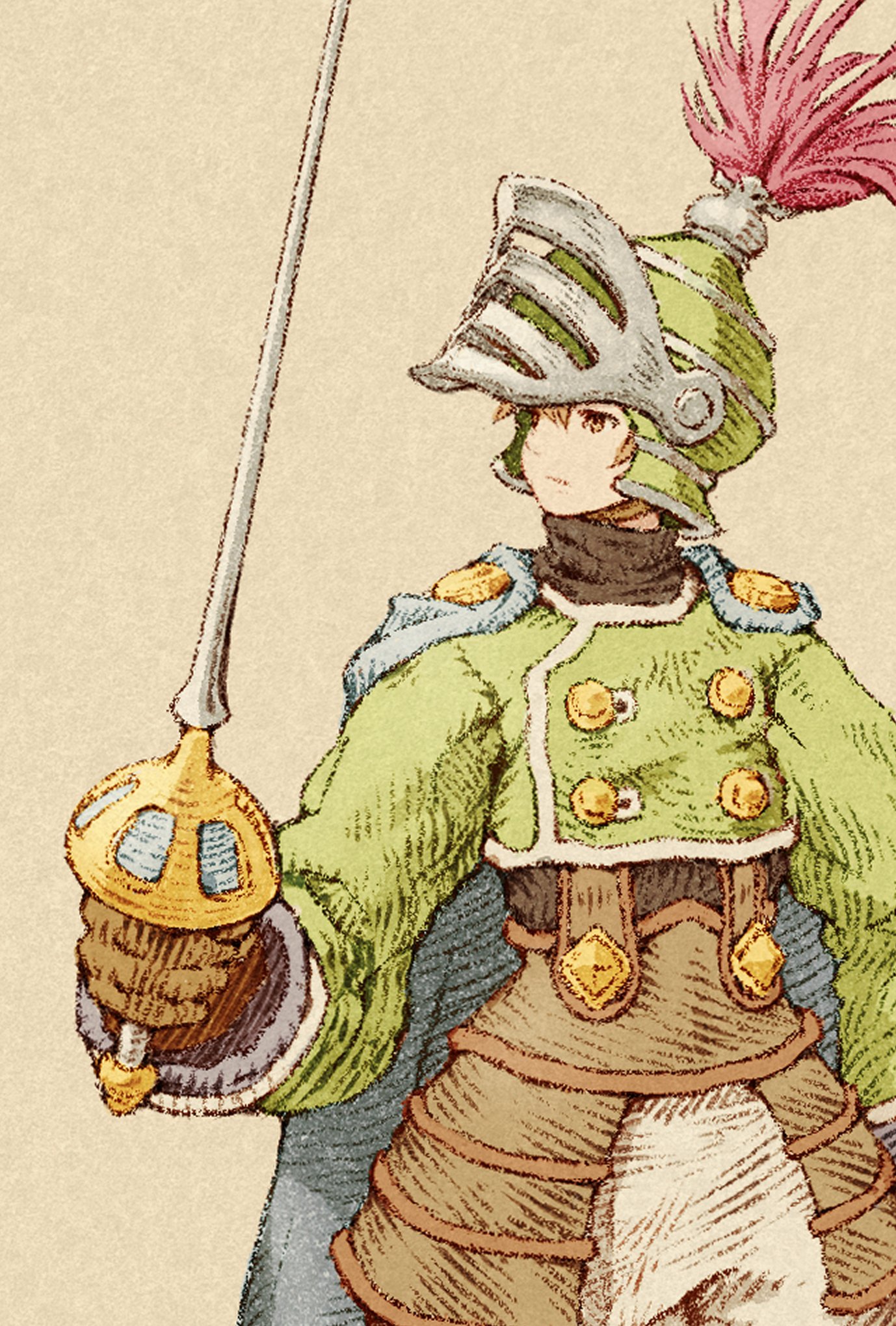 Twitter 上的 神戸新一 たまねぎ剣士描きました Fftのジョブ絵を真似て描くのももうあと少しなのです 頑張ろう イラスト ファンタジー T Co Kbvembrgwu Twitter