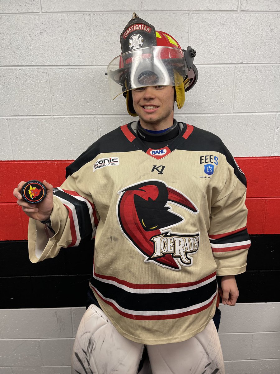 iceraysnahl's tweet photo. A couple of firsts for the IceRays with…

- Stefan Carney’s first win
- Michael Casey’s first goal
- Cole Helm’s first goal

#BringTheSting https://t.co/iPNhVlYQk3
