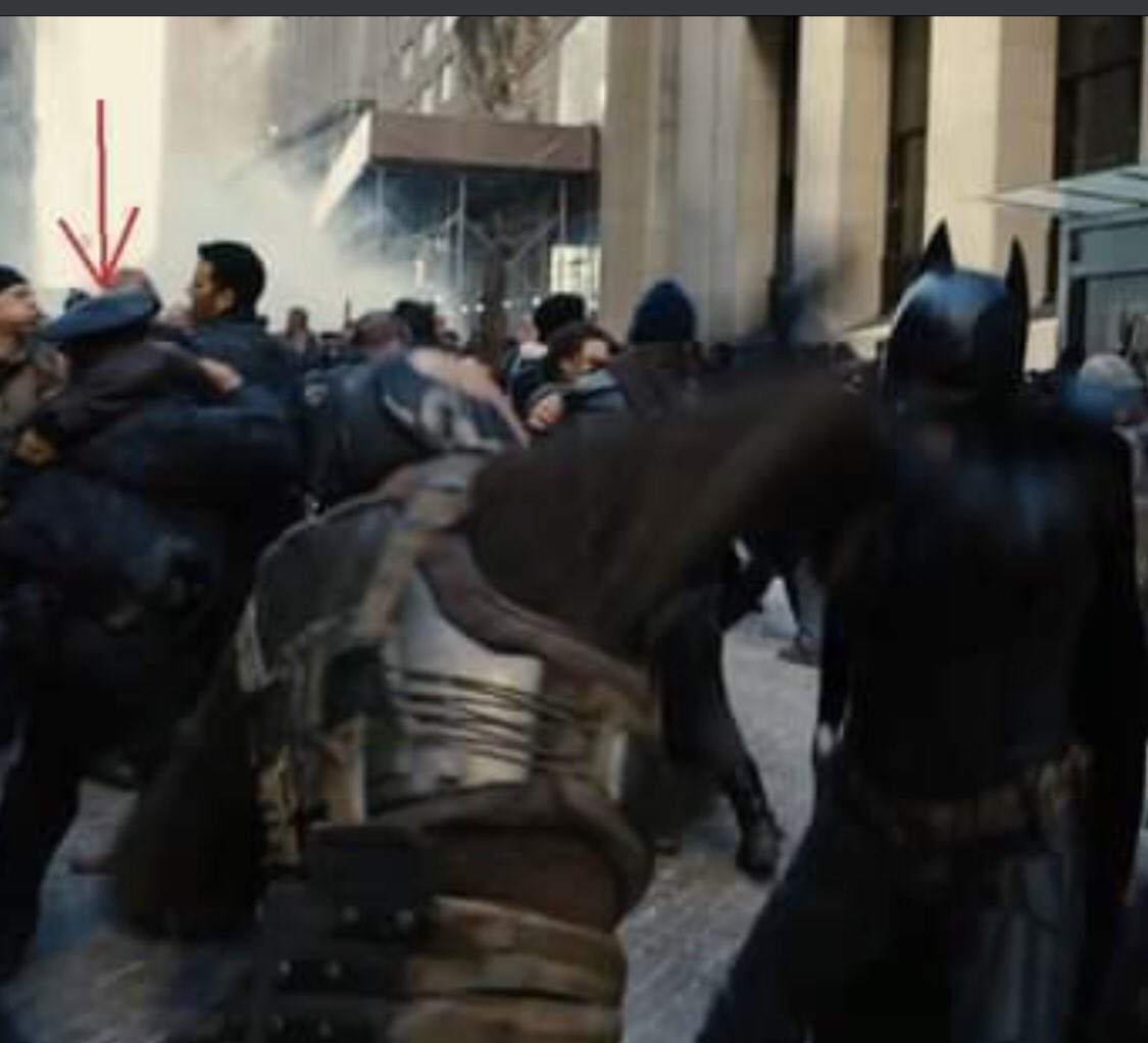scottchurchson's tweet photo. Almost missed it, but 10 years ago today I fought in the final fight scene in #DarkKnightRises. Sprained a knee, nearly got trampled but legit fought alongside #Batman.

Not many can say that. https://t.co/VMWF3bTK9g