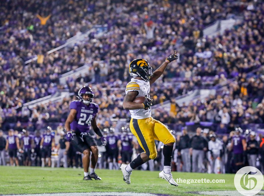 The #Hawkeyes —led by new QB Alex Padilla—held off Northwestern tonight with a 17-12 win at Ryan Field in Evanston. Photos: thegazette.com/sports/photos-… <a href="/CRGazetteSports/">The Gazette Sports</a> <a href="/gazettedotcom/">The Gazette</a> <a href="/JSteppe1/">John Steppe</a> <a href="/Hlas/">Mike Hlas</a>