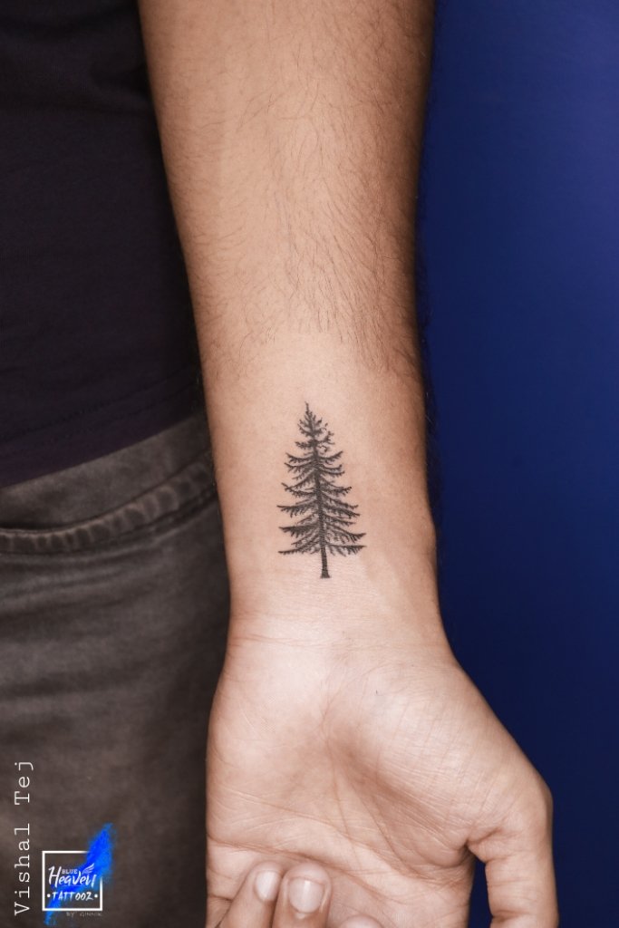 pine tree tattoo  design ideas and meaning  WithTattocom