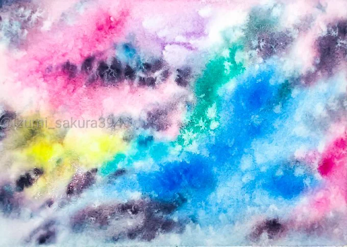 今日はこんな感じで🎨🖌️
#色遊び会 