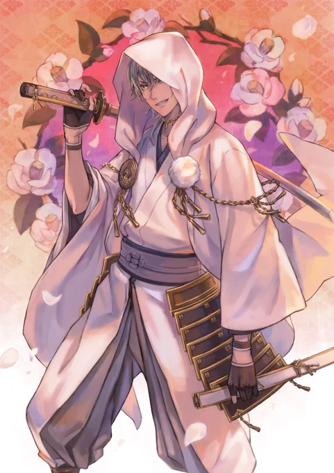 #鶴丸国永献上記念日2021
#11月7日は鶴丸国永献上記念日 
鶴さんおめでとうございます～!!🌸 