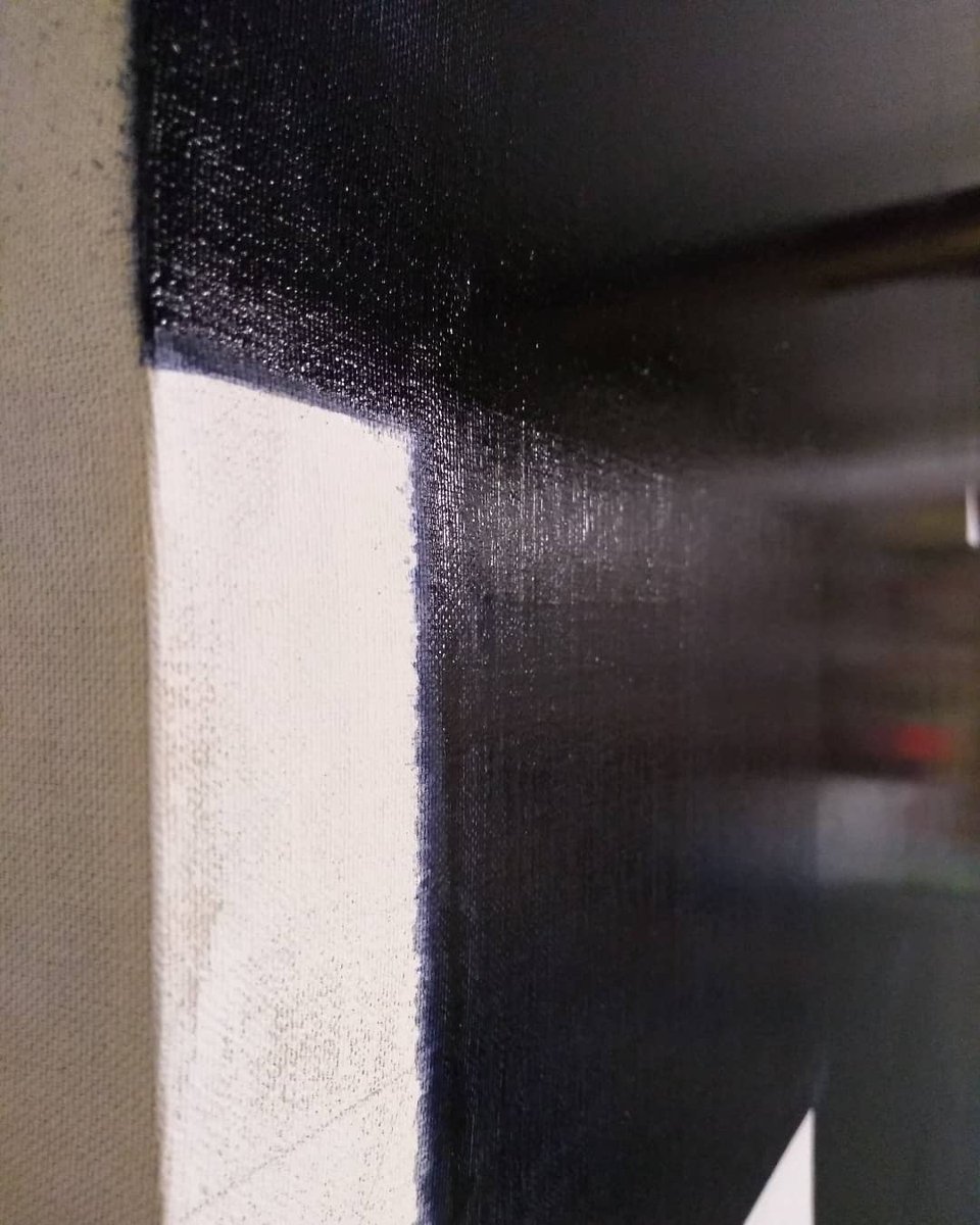 Thinpainter's tweet photo. Detail - Ugly Beauty, oil on canvas, revision 2019 - 2021 #theloniousmonk #artpromotion #artanddesign #painting #architecturaldesign #architecture #elsworthkelly #contemporaryart #monochrome #interiordesign #design #gallery #graphicdesign #graphics https://t.co/tpfF0wQ138