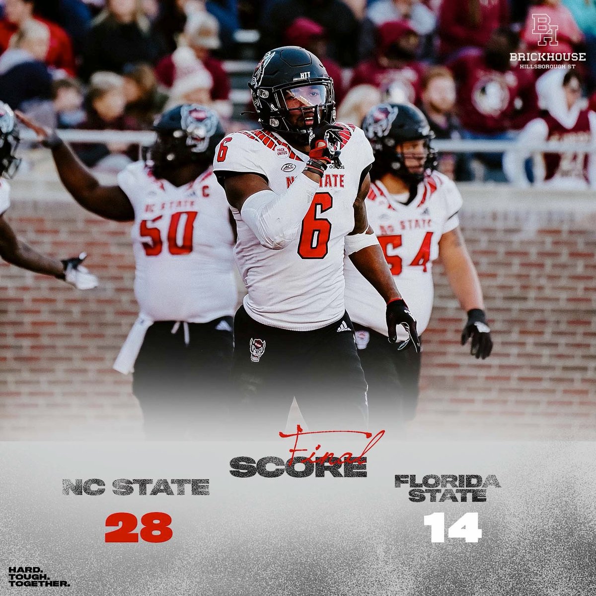 PackFootball's tweet photo. Back to Raleigh 1-0!!! 

🐺🐺🏈 #HTT https://t.co/PV1OBBV7MZ