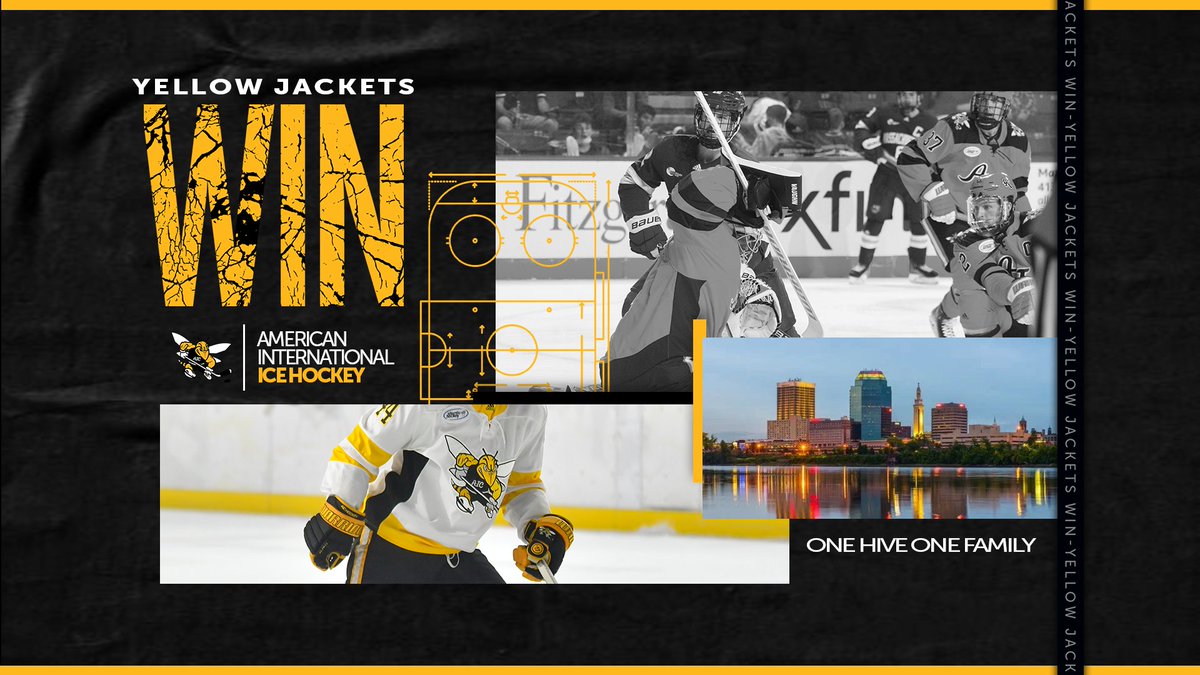 AIC_Hockey's tweet photo. #YellowJacketsWin https://t.co/Ff1YDkoVNW