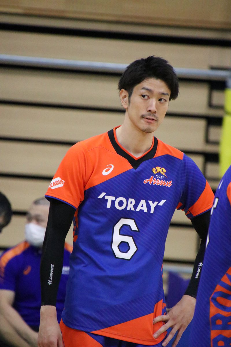 Jhe7887's tweet photo. 11/6 YMITアリーナ

#東レアローズ 
#手塚大 選手 https://t.co/x37z3zJA9G