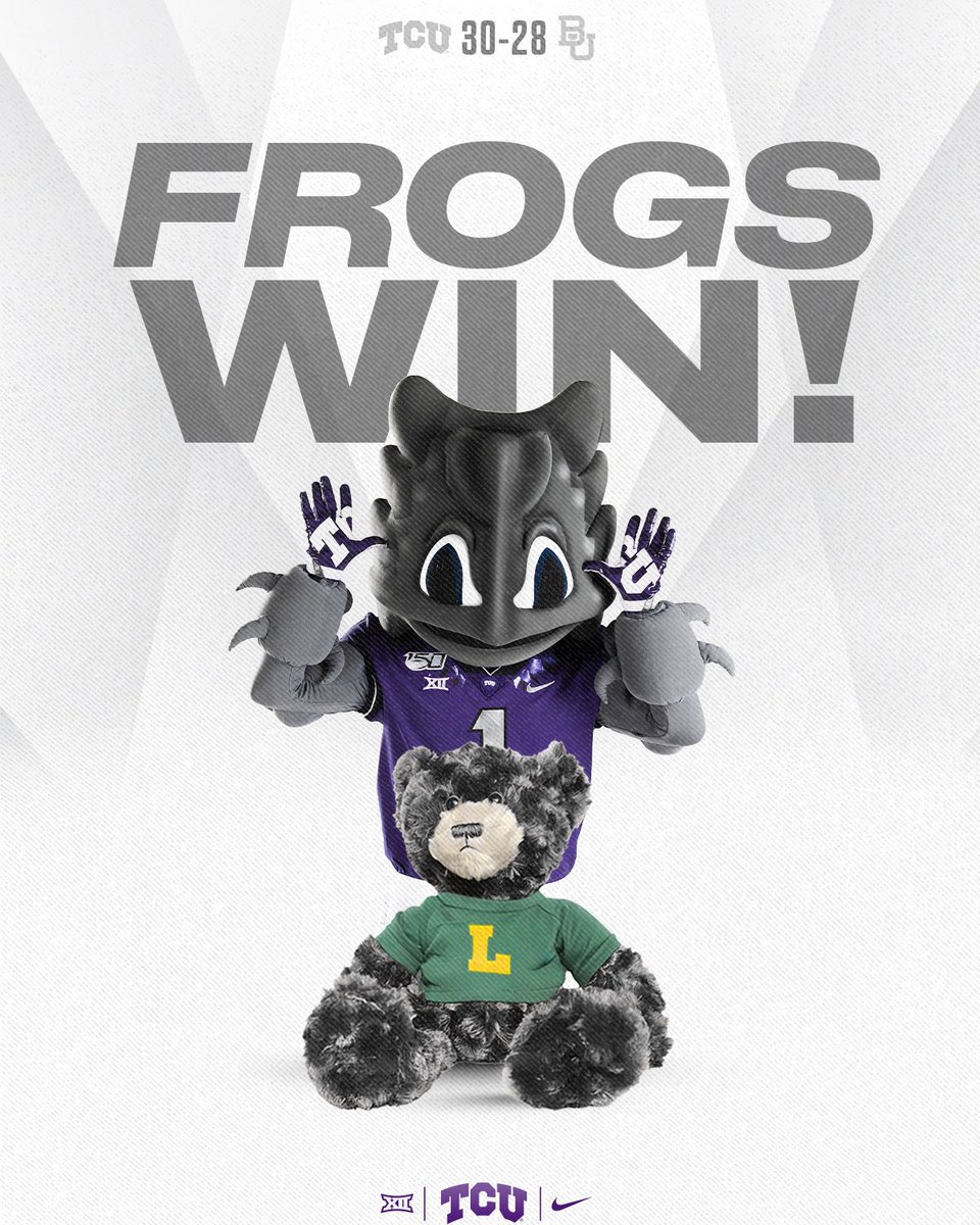 TCUFootball's tweet image. Gave Em Hell 😈🔥