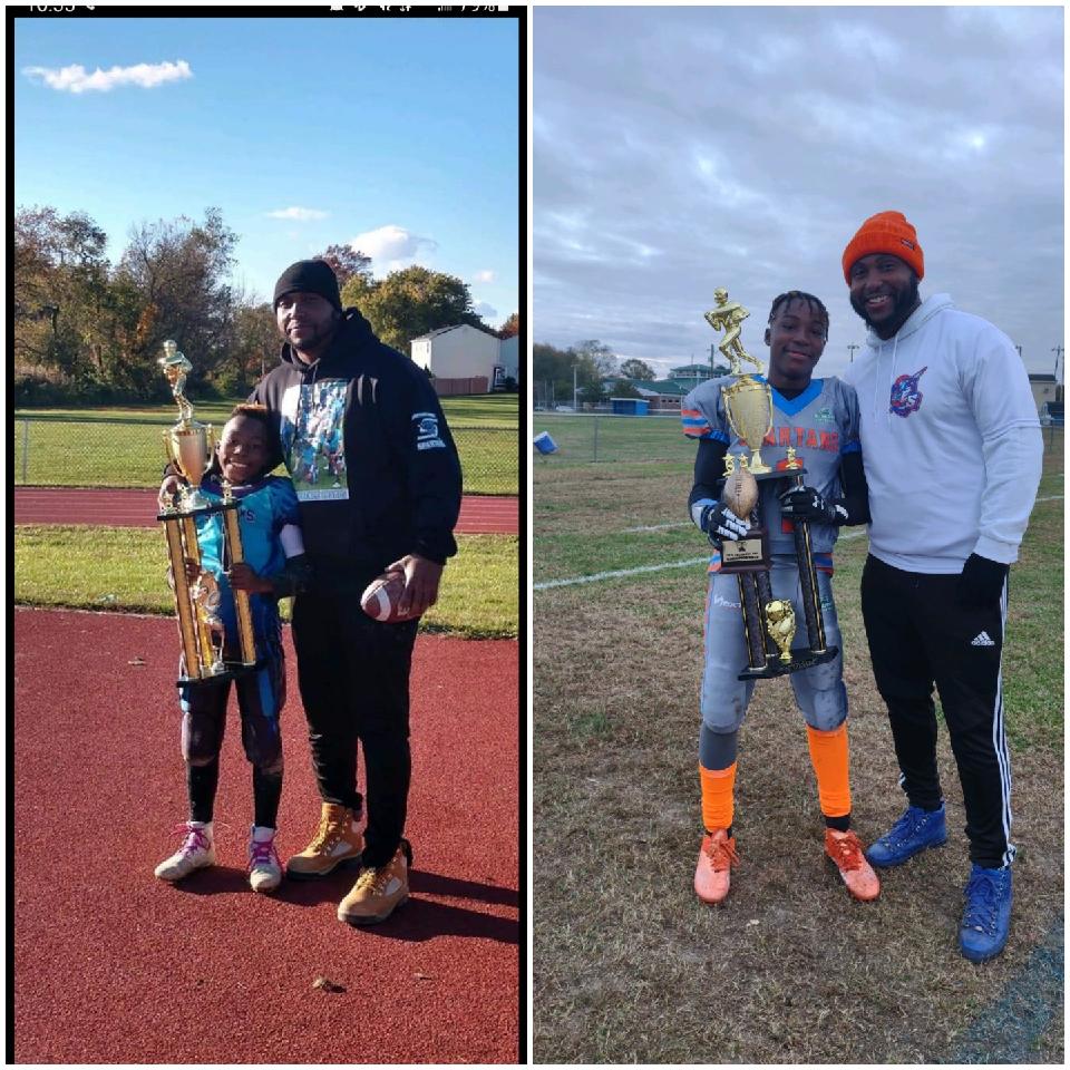 DeshieldsIii's tweet photo. Today I'm thankful to be a two time Delmarva AYF Champion!!!! 2018 and 2021..From 10U to 13U....Dad we still getting it done❤️💪 🙌🏈🏆🥇🏈 @PlayBookAthlete #whyigrind #Champions #nextupregionals https://t.co/LsxdRReEAI