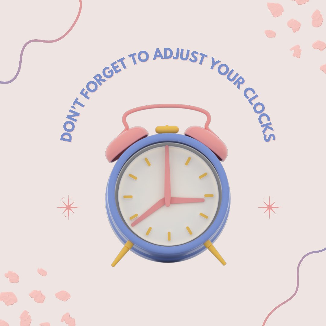 FirstUMCOrmond's tweet photo. Don’t forget to change your clocks. Enjoy the extra hour of sleep and we’ll see you tomorrow! https://t.co/6OS1qKYf1n