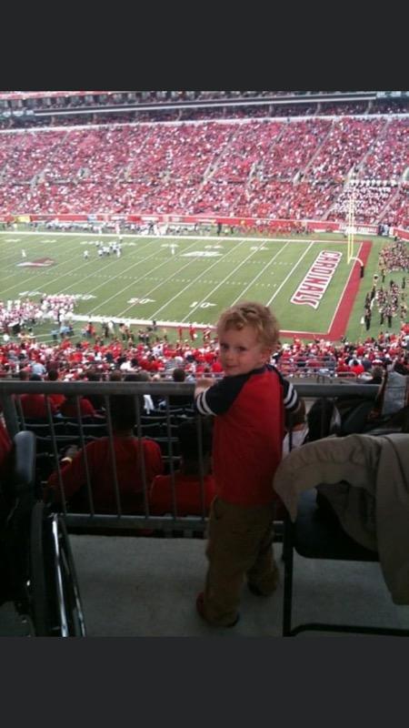 Let's #GoCards !!! ❤️🖤❤️🖤❤️🖤

From my offspring's first game to now. Time flies!!

Beat Clemson!!!!