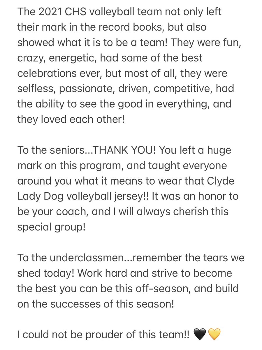 lkcarr's tweet photo. CHSVB 2021 💛🖤 https://t.co/D37WFXgiUF