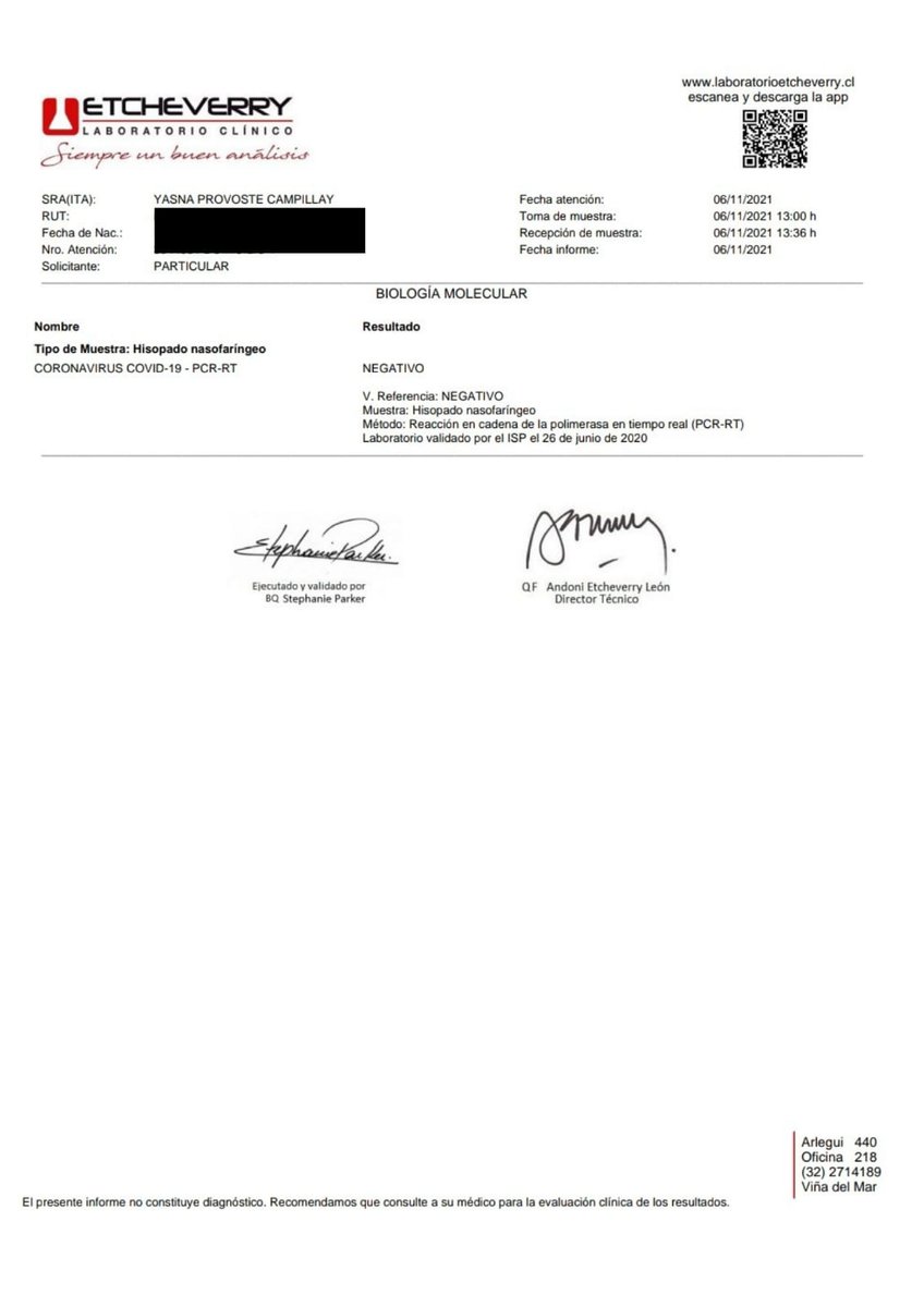 ProvosteYasna's tweet photo. Acabo de recibir el resultado del PCR que me realicé esta mañana. Felizmente fue negativo. Así que espero estar el martes a las 9:00 hrs. en la sesión del @Senado_Chile para votar el cuarto retiro. Agradezco las muestras de preocupación y cariño que he recibido. https://t.co/pegRdEaXjc